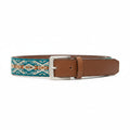 Correa Artesanal Andina - cuero y textil andino Mashoness