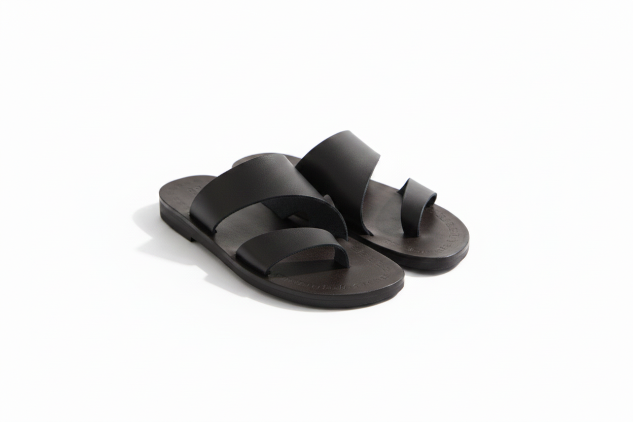 Sandalia M0012 - Negro y Marrón